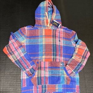 SOLD Polo Plaid Hoodie